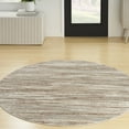 thumbnail image 1 of Nourison Elation Abstract Ivory Grey 5'3" x ROUND Area Rug, (5 Round), 1 of 8