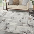 thumbnail image 1 of Nourison Elation Contemporary Abstract Grey Ivory 7'10" x 9'10" Area Rug, (8' x 10'), 1 of 9