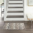 thumbnail image 1 of Nourison Elation Contemporary Rustic Grey Ivory Area Rug, 1 of 8