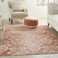 thumbnail image 1 of Nourison Elation Damask Brick Ivory 5'3" x 7'3" Area Rug, (5x7), 1 of 9