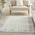thumbnail image 1 of Nourison Elation Distressed Bordered Ivory Grey 4' x 6' Area Rug, (4' x 6'), 1 of 9