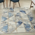 thumbnail image 1 of Nourison Elation Grey/Multi 5'3" x 7'3" Area Rug, Geometric, Modern, Bed Room, Living Room, Dining Room, Kitchen, Easy Cleaning, Non Shedding,, 1 of 8