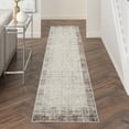 thumbnail image 1 of Nourison Elation Modern Abstract Ivory Grey 2'2" x 12' Area Rug, (2x12), 1 of 7