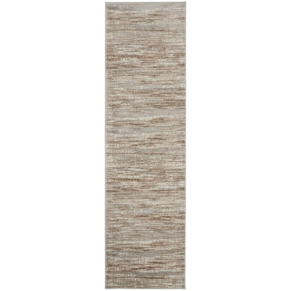 Nourison Elation Abstract Contemporary Ivory Grey Area Rug