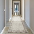thumbnail image 1 of Nourison Elation Modern Ivory Grey 2'2" x 16' Area Rug (2x16), 1 of 7