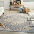 thumbnail image 1 of Nourison Elation Persian Ivory Blue 5'3" x 7'3" Area Rug, (5x7), 1 of 9