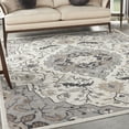 thumbnail image 1 of Nourison Elation Persian Ivory Grey 7'10" x 9'10" Area Rug, (8x10), 1 of 9