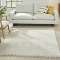thumbnail image 1 of Nourison Elwood 48x74" Contemporary Polypropylene Area Rug in Ivory, 1 of 9
