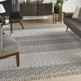 thumbnail image 1 of Nourison Elwood Modern Moroccan Ivory/Slate 7'10" x 10'6" Area Rug, (8' x 10'), 1 of 8