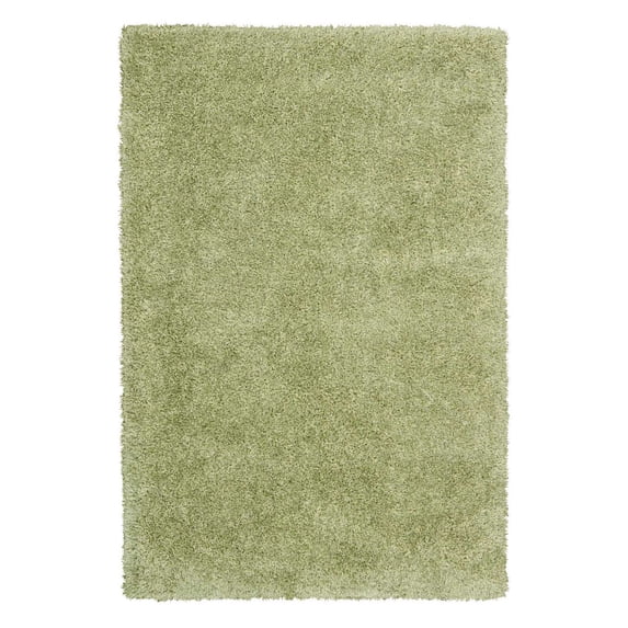 Nourison Escape Green Shag Area Rug ESCP1 3'11" x 5'11"