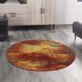 thumbnail image 1 of Nourison Nourison Essentials 4' x Round Flame Modern Rug, 1 of 10