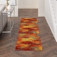 thumbnail image 1 of Nourison Nourison Essentials 2' x 6' Flame Modern Rug, 1 of 11