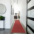 thumbnail image 1 of Nourison Essentials Easy Care Brick Red 2'2" x 16 Area Rug, (2x16), 1 of 8