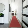 thumbnail image 1 of Nourison Essentials Easy Care Brick Red 2'2" x 20 Area Rug, (2x20), 1 of 8