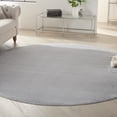 thumbnail image 1 of Nourison Essentials Easy Care Silver Grey 10' x round Area Rug, (10 Round), 1 of 11