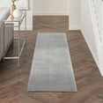 thumbnail image 1 of Nourison Essentials Easy Care Silver Grey 2'2" x 7'6" Area Rug, (2x8), 1 of 10
