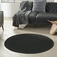 thumbnail image 1 of Nourison Essentials Indoor/Outdoor Black 4' x round Area Rug, (4 Round), 1 of 11