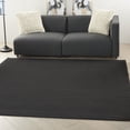 thumbnail image 1 of Nourison Essentials Indoor/Outdoor Black 5' x square Area Rug, (5 Square), 1 of 11