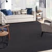Nourison Essentials Indoor/Outdoor Black 9' x 12' Area Rug, (9x12)