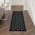 thumbnail image 1 of Nourison Essentials Indoor/Outdoor Black Ivory 2'2" x 7'6" Area Rug (2x8), 1 of 9
