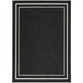 thumbnail image 1 of Nourison Essentials Indoor/Outdoor Black Ivory 5' x 7' Area Rug, (5x7), 1 of 11