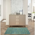 thumbnail image 1 of Nourison Essentials Indoor/Outdoor Blue Green 3' x 5' Area Rug, (3x5), 1 of 10