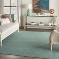 thumbnail image 1 of Nourison Essentials Indoor/Outdoor Blue Green 7' x 10' Area Rug, (7x10), 1 of 11