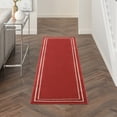 thumbnail image 1 of Nourison Essentials Indoor/Outdoor Brick/Ivory 2' x 6' Area Rug, (2x6), 1 of 8