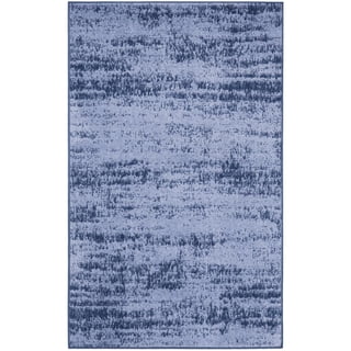 Nourison Essentials Indoor/Outdoor Denim 3' x 5' Area Rug, (3x5)
