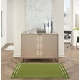 thumbnail image 1 of Nourison Essentials Indoor/Outdoor Green Ivory 3' x 5' Area Rug, (3x5), 1 of 8