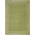 thumbnail image 1 of Nourison Essentials Indoor/Outdoor Green Ivory 4' x 6' Area Rug, (4x16), 1 of 11