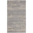 thumbnail image 1 of Nourison Essentials Indoor/Outdoor Grey/Beige 2' x 4' Area Rug, (2x4), 1 of 8