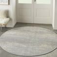 thumbnail image 1 of Nourison Essentials Indoor/Outdoor Grey/Beige 4' x round Area Rug, (4 Round), 1 of 9