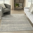 thumbnail image 1 of Nourison Essentials Indoor/Outdoor Grey/Beige 5' x 7' Area Rug, (5x7), 1 of 9