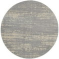 thumbnail image 1 of Nourison Essentials Indoor/Outdoor Grey/Beige 6' x round Area Rug, (6 Round), 1 of 11
