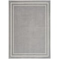 thumbnail image 1 of Nourison Essentials Indoor/Outdoor Grey/Ivory 5' x 7' Area Rug, (5x7), 1 of 11