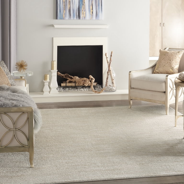 Nourison, Indoor Outdoor Area Rug, 8'x11', Ivory Beige - Walmart.com