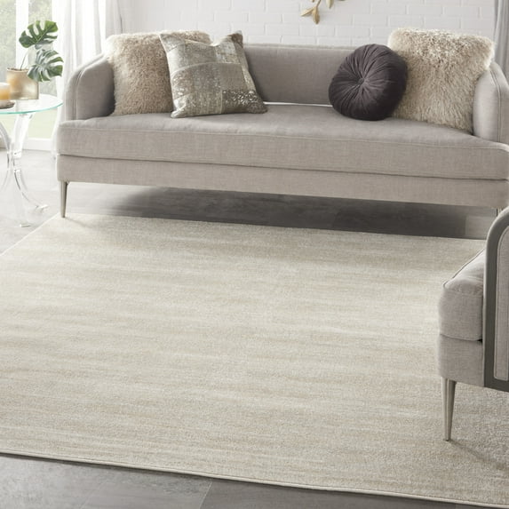 Nourison Essentials Indoor/Outdoor Ivory Beige 9' x SQUARE Area Rug, (9 Square)