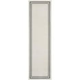 thumbnail image 1 of Nourison Essentials Indoor/Outdoor Ivory/Black 2' x 6' Area Rug, (2x6), 1 of 10
