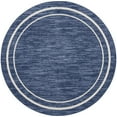 thumbnail image 1 of Nourison Essentials Indoor/Outdoor Navy/Ivory 6' x round Area Rug, (6 Round), 1 of 11