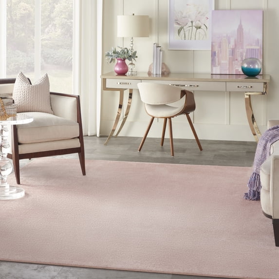 Nourison Essentials Indoor/Outdoor Pink 7' x 10' Area Rug, (7x10)