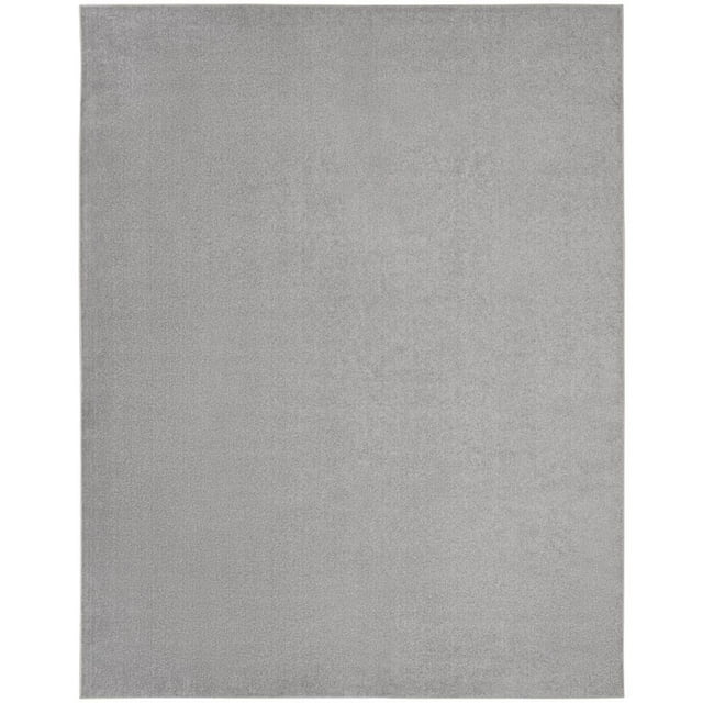 Nourison Essentials Indoor/Outdoor Area Rug, Silver Grey, 8' x 11 ...