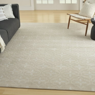 Nourison Essentials Outdoor Ivory Beige 6' x 9' Area Rug (6x9)