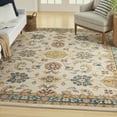 thumbnail image 1 of Nourison Essentials Outdoor Ivory Gold 5' x 7' Area Rug (5x7), 1 of 9