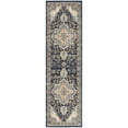 thumbnail image 1 of Nourison Essentials Persian 2'2" x 14 Navy Vintage Indoor/Outdoor Rug, 1 of 11