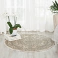 thumbnail image 1 of Nourison Euphoria Center Medallion Bone 3'4" x ROUND Area Rug, (3 Round), 1 of 6