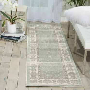 Nourison Euphoria Tribal Spa 2'2" x 7'6" Area Rug, (2x8)