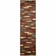 thumbnail image 1 of Nourison Expressions Chocolate Area Rug XP10 2'3" x 8', 1 of 6
