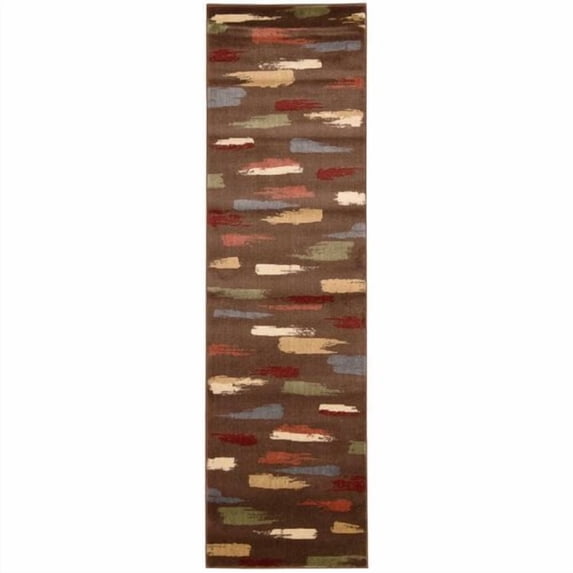 Nourison Expressions Chocolate Area Rug XP10 2'3" x 8'