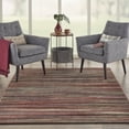 thumbnail image 1 of Nourison Expressions Modern Striped Multicolor 3'6" x 5'6" Area Rug, (4' x 6'), 1 of 8